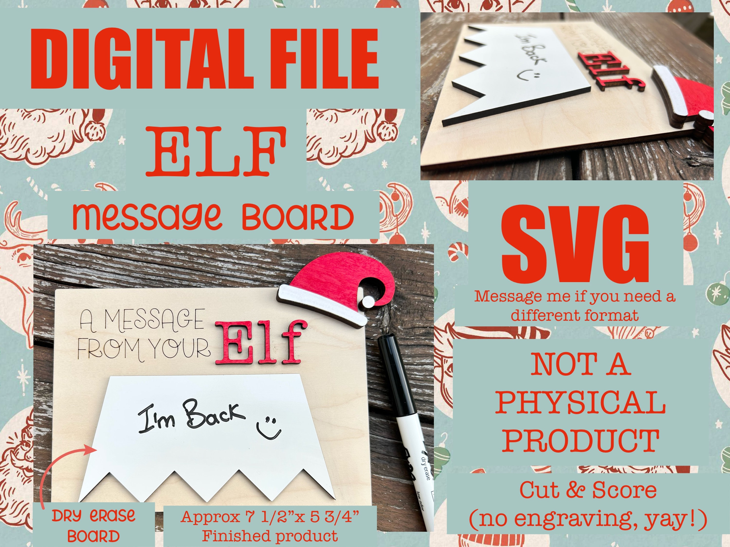 Elf Message Board Etsy