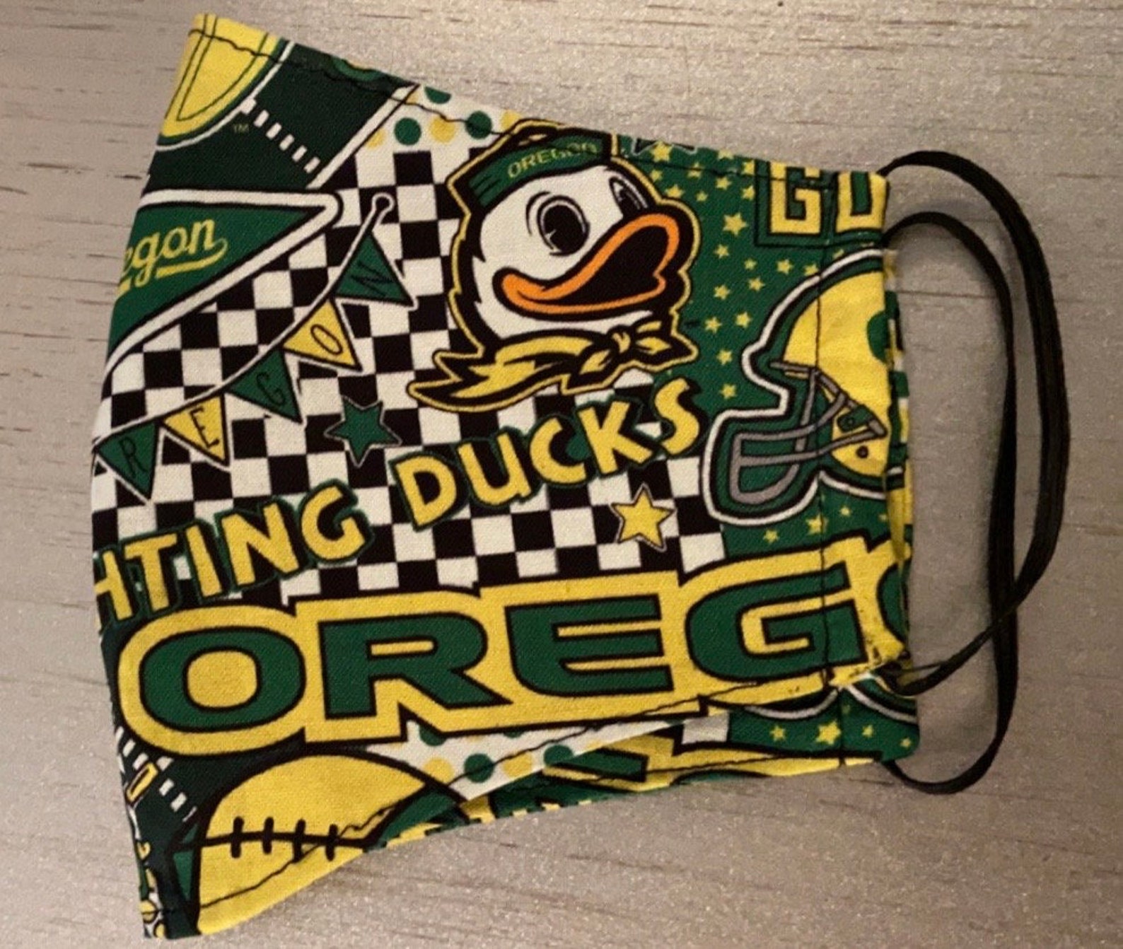 Oregon Ducks face mask Etsy
