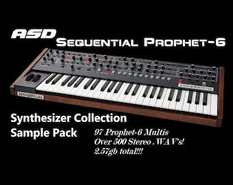 ASD Sequential Prophet-6 WAV Synthesizer Sample Pack