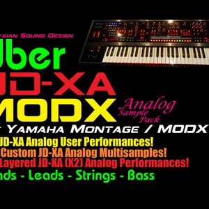 ASD Uber JDXA MODX  for Yamaha Montage synthesizer sample pack