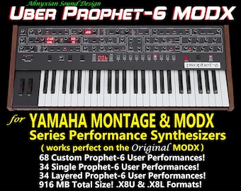 Uber Prophet-6 MODX Sample Pack for Yamaha Montage MODX