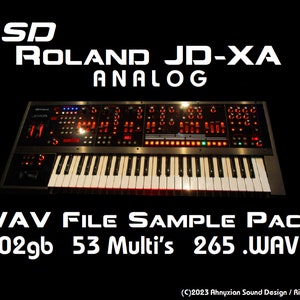 ASD Roland JD-XA analog wav sample pack