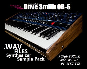 ASD Dave Smith OB-6 WAV Synthesizer Sample Pack