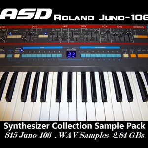 ASD Roland Juno-106 &quot;Dark Juno&quot; WAV Synthesizer Sample Pack