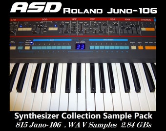 Paquete de muestras del sintetizador WAV ASD Roland Juno-106 "Dark Juno"
