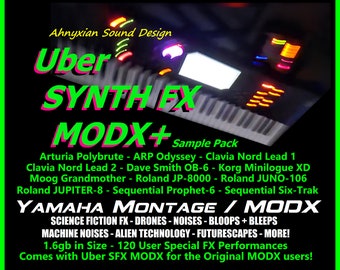 Uber SYNTH FX MODX Sample Pack Yamaha Montage Synthesizer