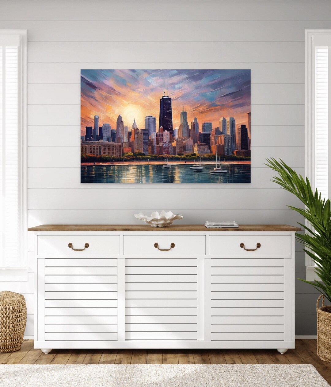 New York City Skyline Wall Art Poster Print - Etsy