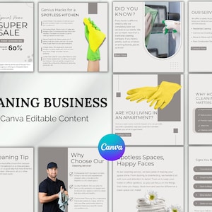 Cleaning Business Instagram Post, Professional Cleaner, Cleaning Service Marketing, Ready to Post