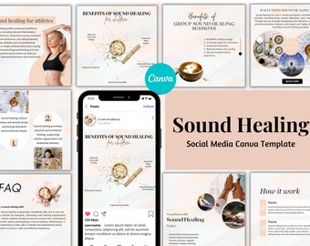 Sound Healing Canva Template