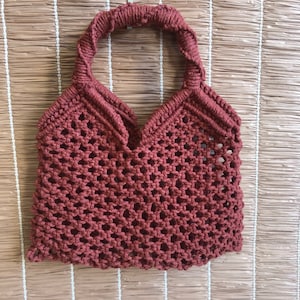 Macramé handbag