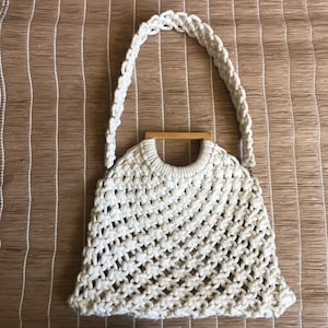 Macramé handbag