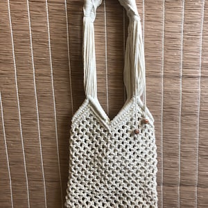 Macramé handbag