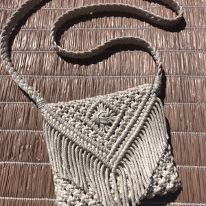 Macrame clutch bag