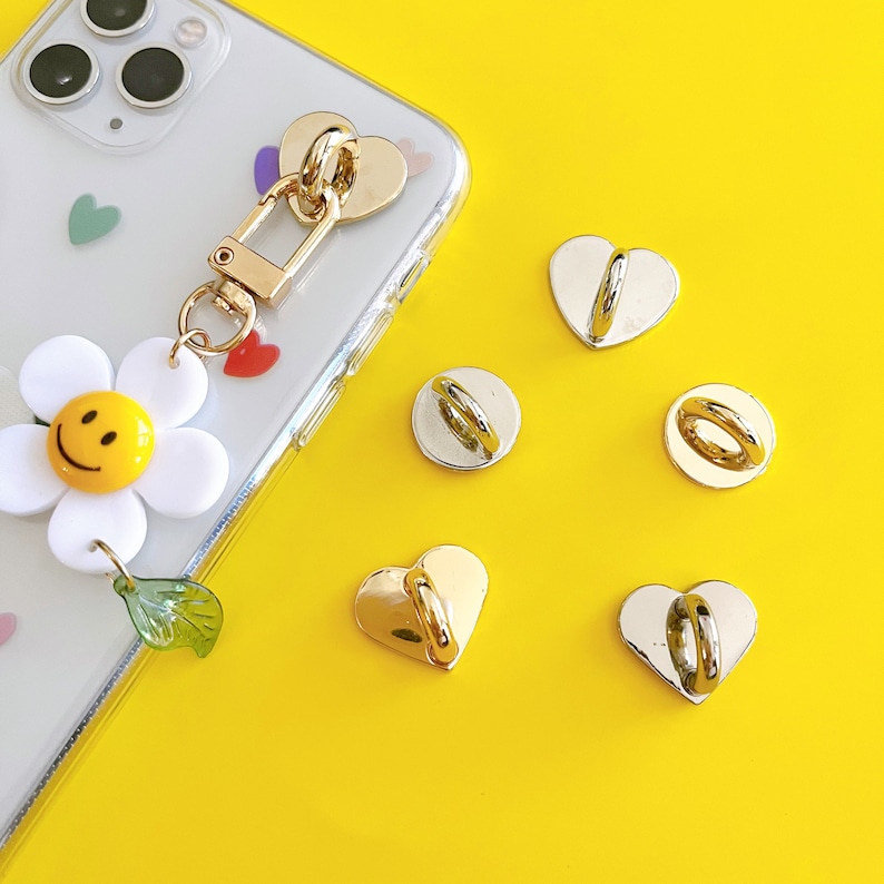 Adhesive Phone Hook Heartshaped Phone Charm Hook Phone Case Etsy
