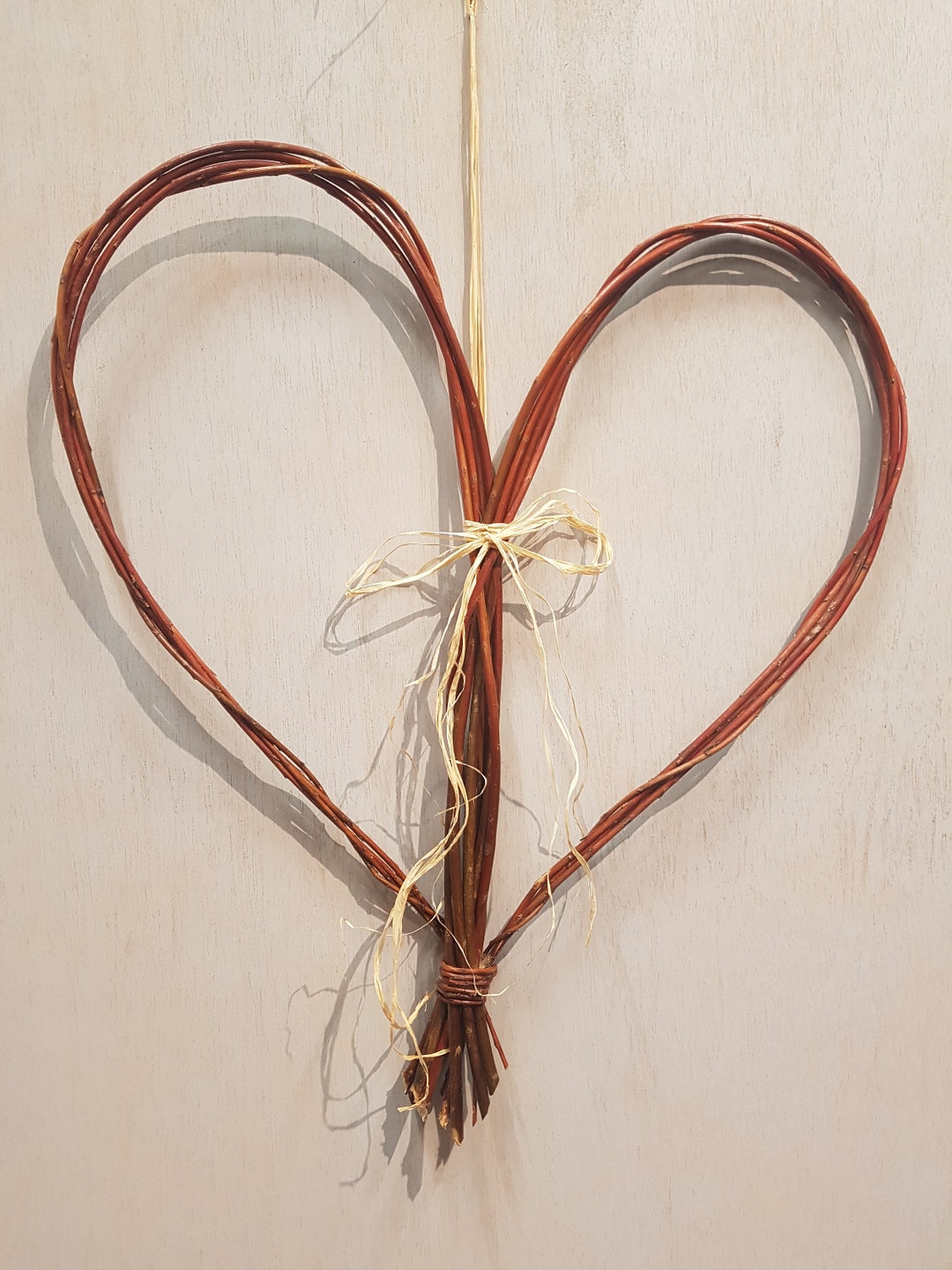 Simple Willow Heart - Etsy