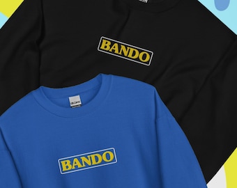Moletom de manga comprida bordado BANDO - Renda doada - Presente inspirado no Gambino Infantil