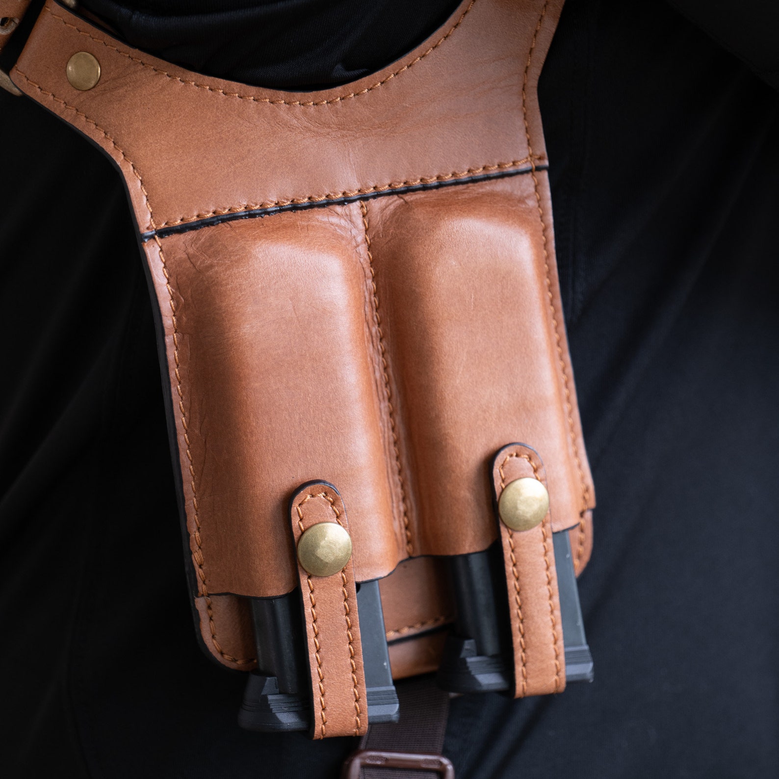 Shoulder Holster Premium Leather for Glock 17 22 31 Sig Etsy