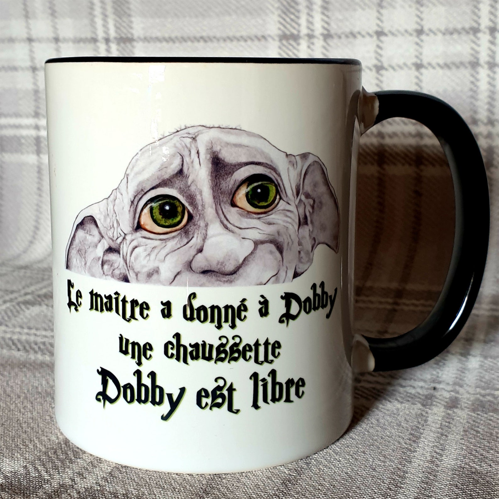 Mug Tasse Dobby est libre Etsy