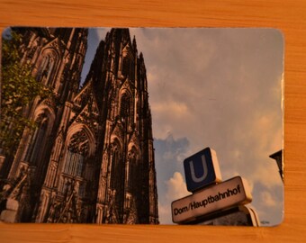 Fridge Magnet - Neustadt Nord Cologne - left-hand side - Photos of stopping places - stopping and pausing...