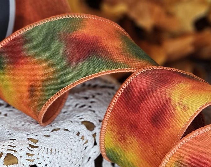 Fall Tones Farrisilk Ribbon, Multi Colored - Etsy