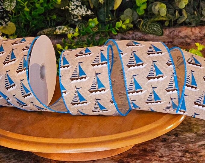Sailboat Ribbon - Etsy