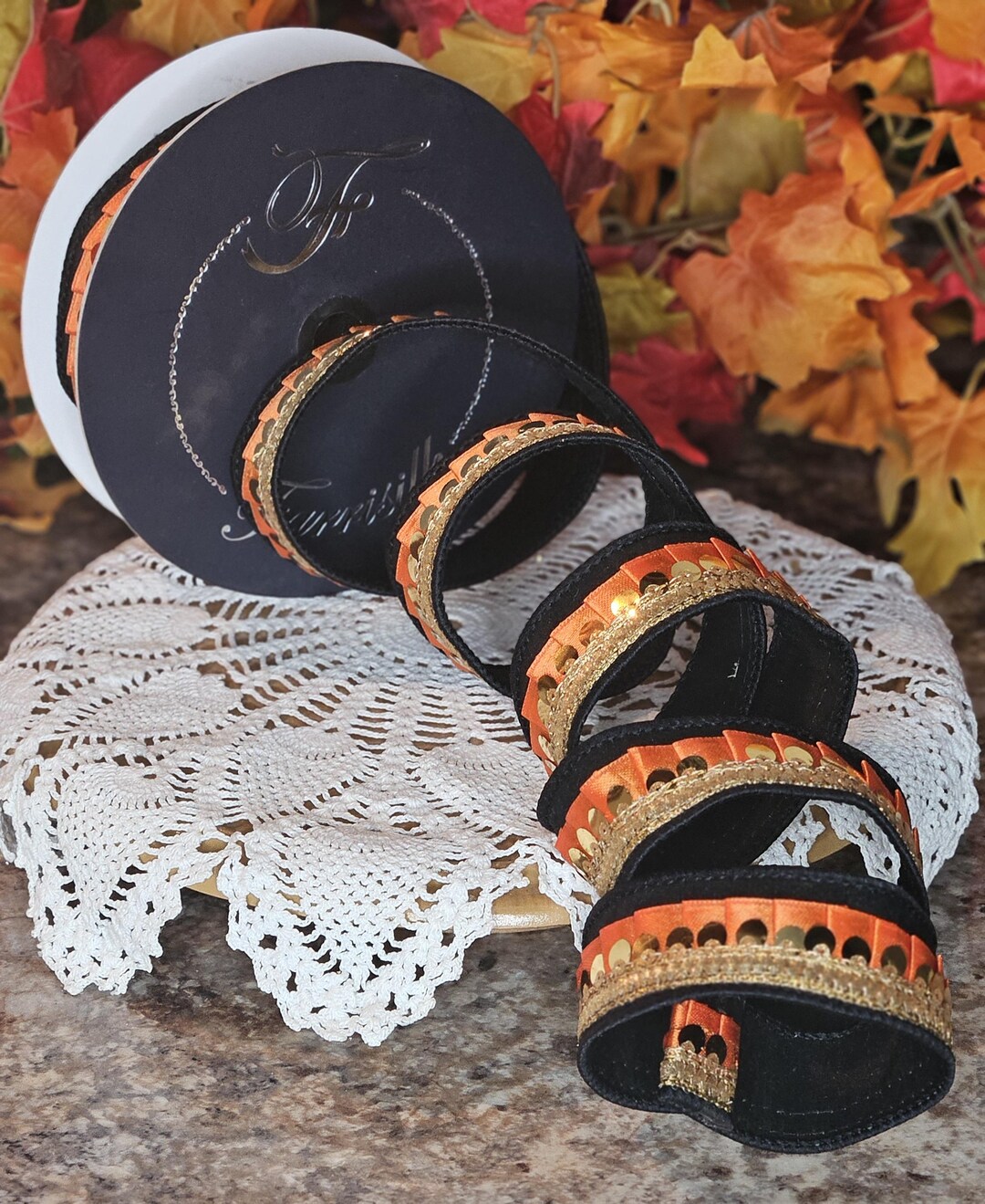Halloween Farrisilk Trick or Pleats Ribbon - Etsy
