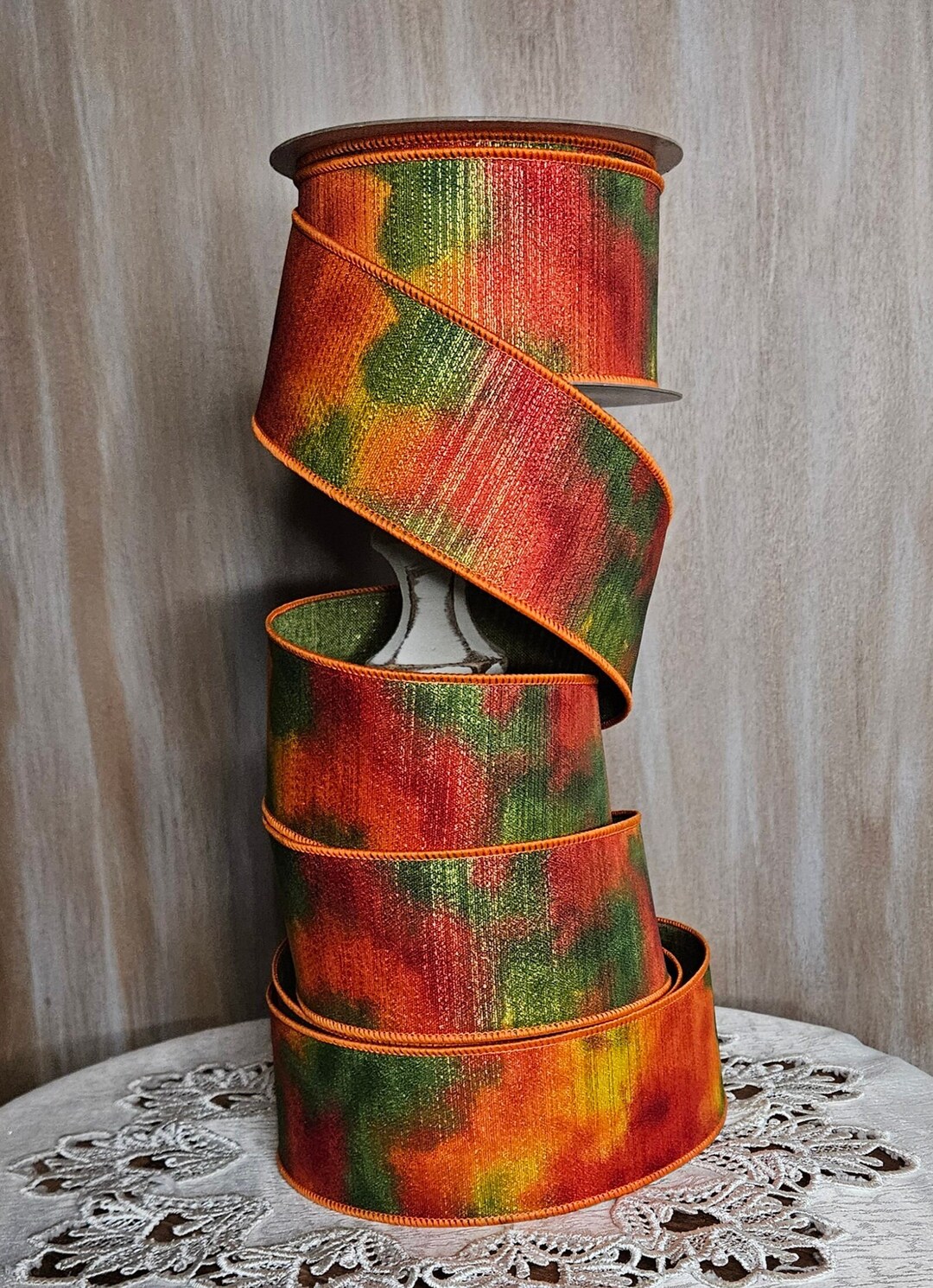 Fall Tones Ribbon Farrisilk Fall Tones Ribbon, Multi Colored - Etsy