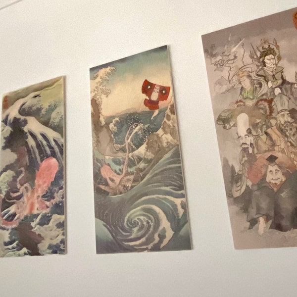 7 new original ukiyo-e art prints (2017)