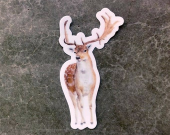 Waterproof Vinyl Stag Deer Sticker