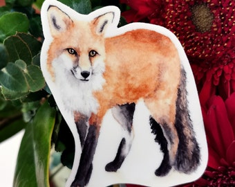 Waterproof Vinyl Fox Sticker