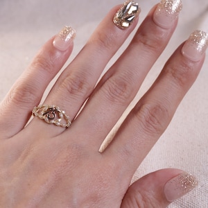 14k 15 Anos Quinceanera Ring / Fifteen Birthday Gift / Sweet 15 Años / 15 Anos Girl Birthday Gift / Gift For Her