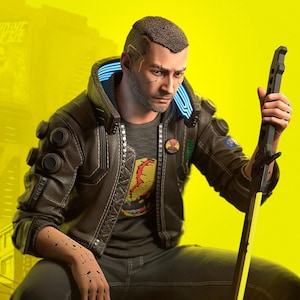 Hand Painted Male V Figure | Cyberpunk 2077 Collectible Statue | Futuristic Cyberpunk Fan Art Model | 3D Printed Unpainted Resin Kit