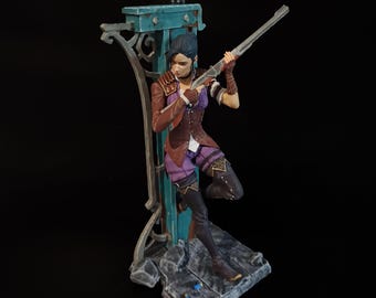 Handbemalt - Arcane - Caitlyn Figur - League of Legends - Detailliertes Kunstwerk - Hohe Qualität