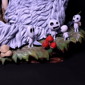 Wolf Spirit Princess Statue: Handbemaltes Anime Modell Bausatz Bild 10