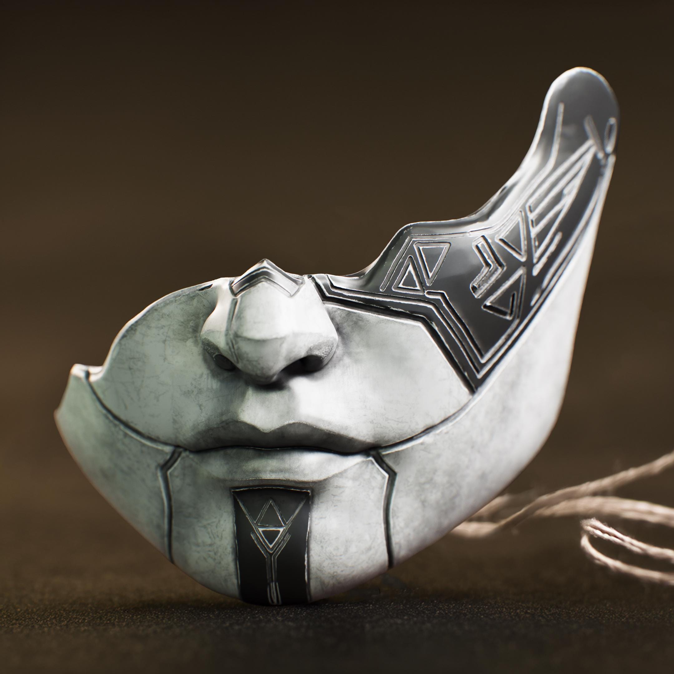 アートギミック Mask Buy Hand-painted Alicia's Mask: Clair Obscur Expedition 33 Fan Art