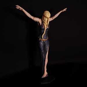 Hand-Painted Marika Figure | Elden World Statue | 1:12 Scale Collectible | Desk & Shelf Decor | Fantasy Art Gift
