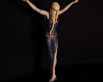 Handbemalte Marika Statue | Elden World Sammlerstück, Maßstab 1:12