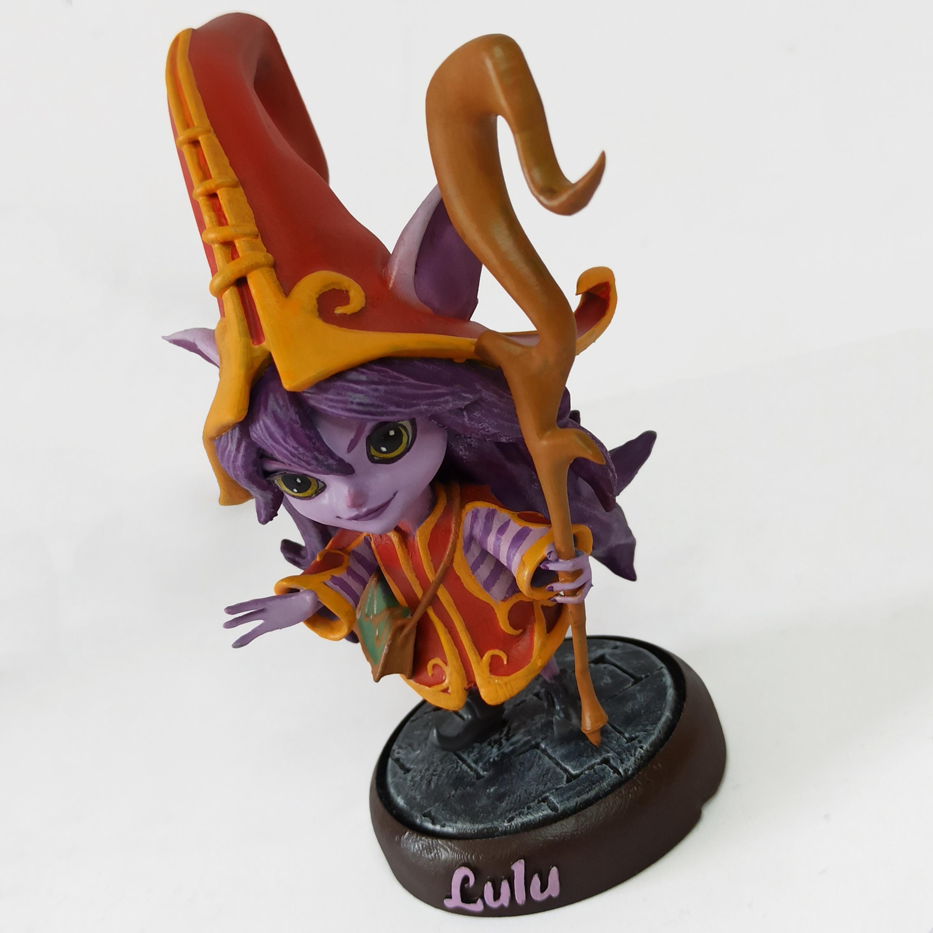 【外装なし特価】League Of Legends ルル　フィギュア 手描きのルルフィギュア：リーグ・オブ・レジェンド コレクタブル