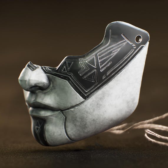 Hand-painted Alicia's Mask: Clair Obscur Expedition 33 Fan Art - Etsy