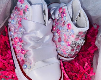 Girls Bling converse