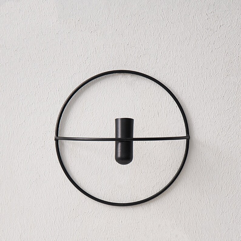 Handmade Metal Wall Hanging Vase Morden Home Derco Etsy