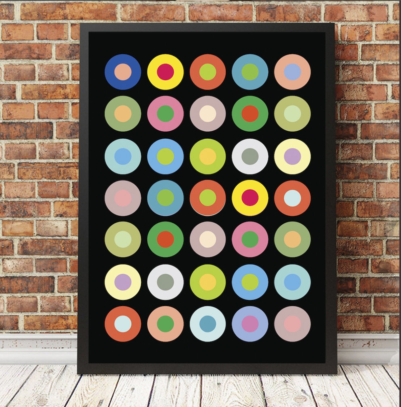 Damien HirstOpium Abstract Colored patterns Colored spots