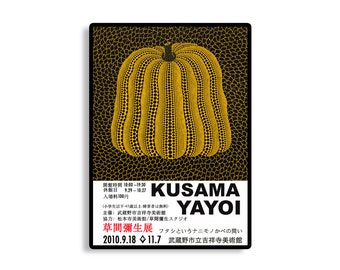 Yayoi, Kusama, Artist, Abstract, Wall Decor, Poster, Modern Art, Postmodern, poster, Wall decor, Poster Art, Office decor,