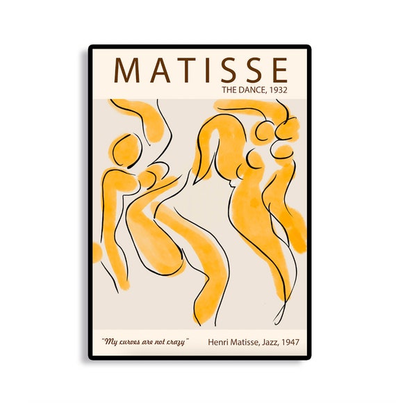 Matisse Nude Naked Woman Nudism Naked Dance Jazz Woman - Etsy