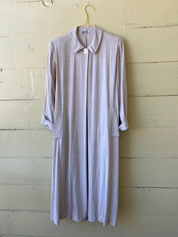 Kafoury Sportswear linen duster