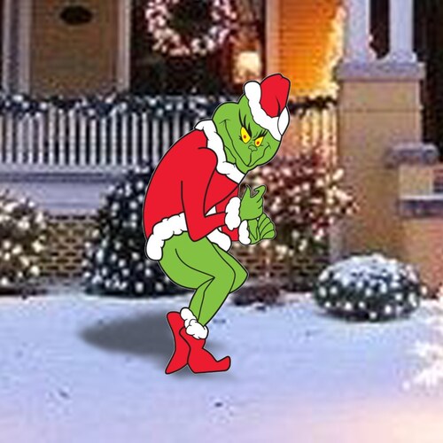 DIY Grinch Stealing Christmas Lights File. Etsy