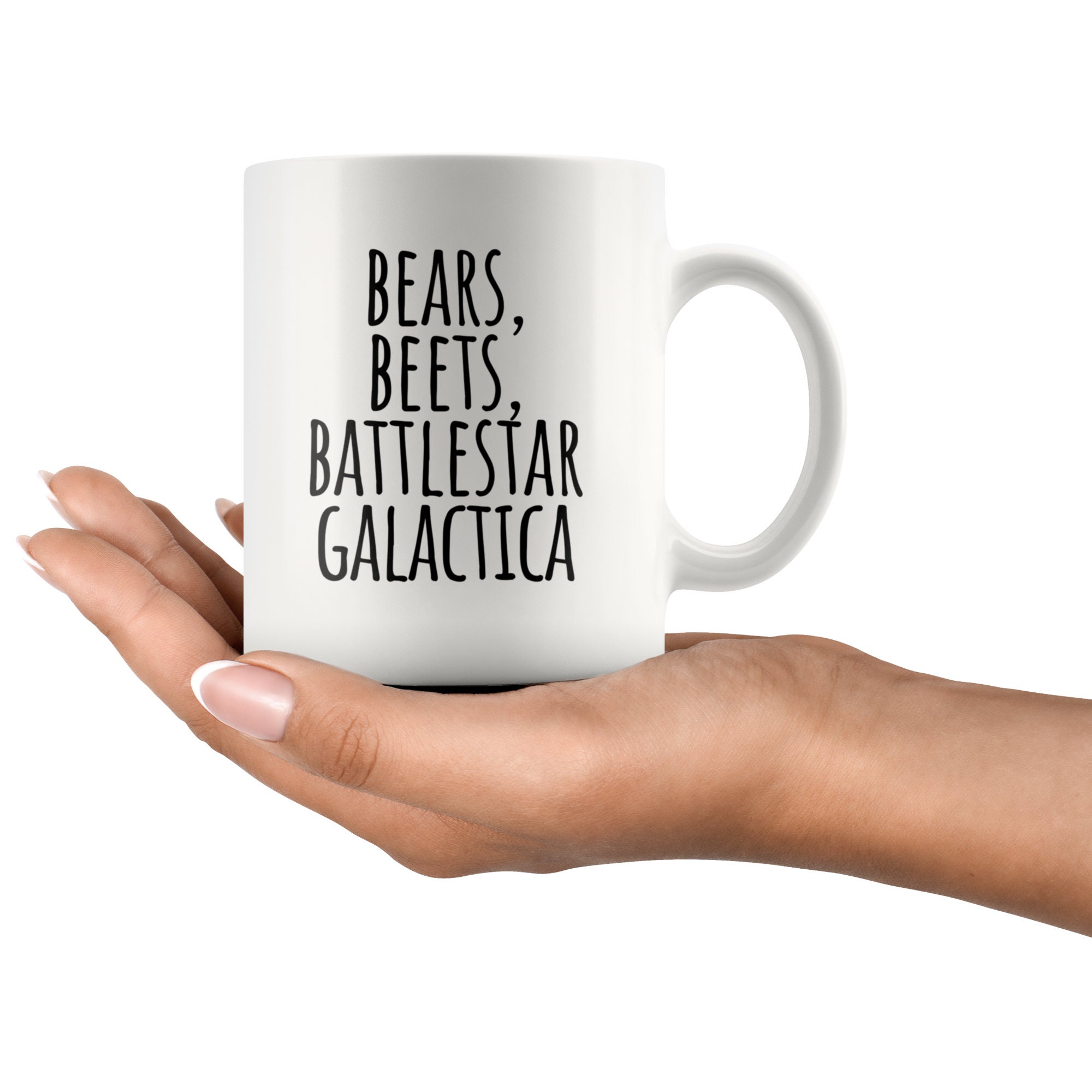 Bears Beets Battlestar Galactica Mug bear beet battlestar Etsy
