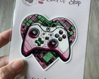 Game Controller Vinyl Sticker - Gamer Laptop Decal