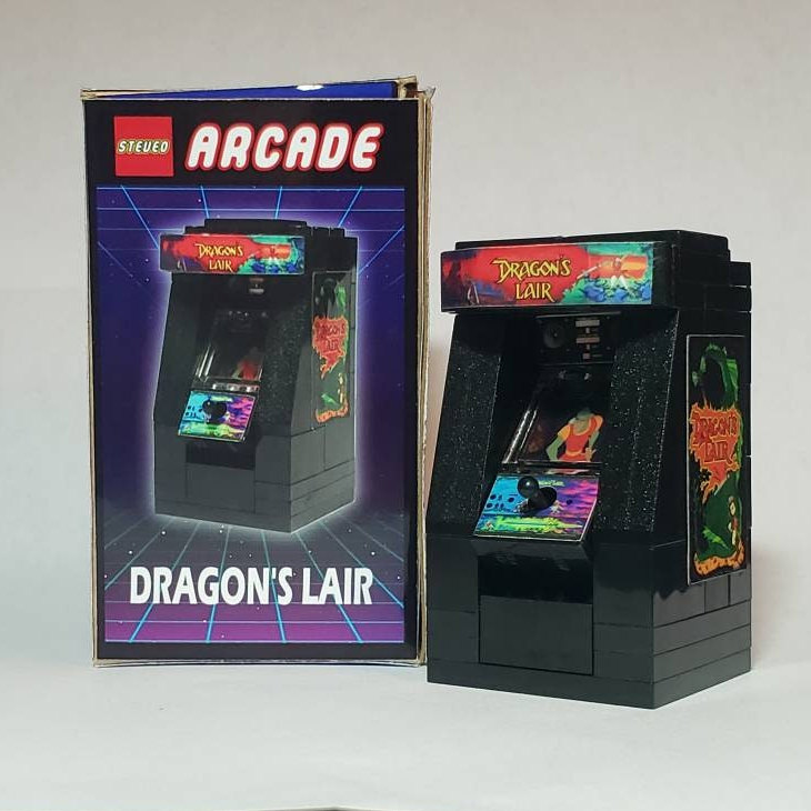 Double Dragon 1/12 Scale Arcade Cabinet Miniature Dollhouse 