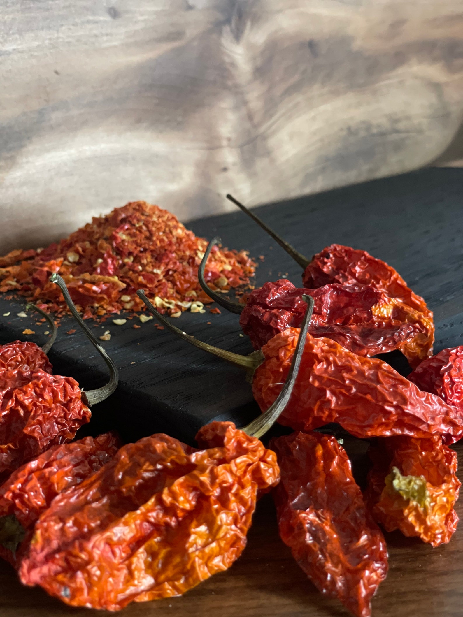 Dried Ghost Peppers Organically Grown Etsy
